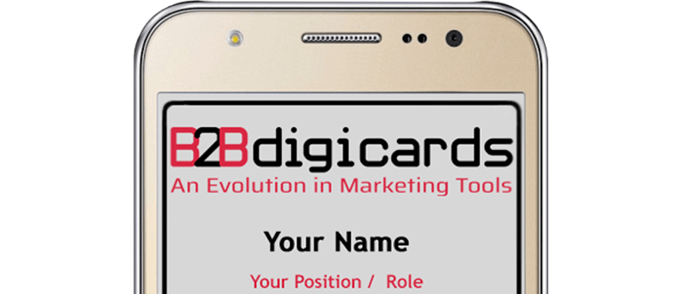 Free Digital Business Card Mockup